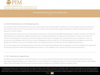 pim-gold.com Webseite Vorschau