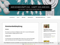 ameisenbekämpfung.com Webseite Vorschau