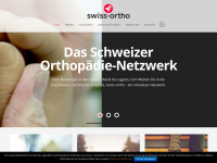 swiss-ortho.ch Webseite Vorschau