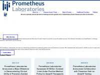 prometheuslabs.com Webseite Vorschau