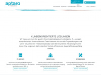 aptaro.de Webseite Vorschau
