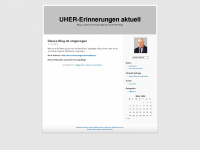 uhererinnerungen.wordpress.com Webseite Vorschau