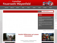 feuerwehr-meyenfeld.de Webseite Vorschau
