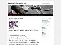 weddingkulturfestival.wordpress.com Webseite Vorschau
