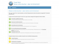 travel-tech.de Webseite Vorschau