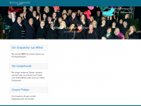 witten-community-choir.de Webseite Vorschau