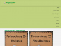margarethenhof.info Webseite Vorschau