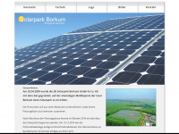 solarpark-borkum.de Webseite Vorschau