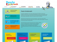 pauls-kinderwelt.de Webseite Vorschau