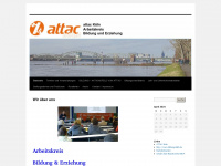 attac-bildung-erziehung.de Webseite Vorschau