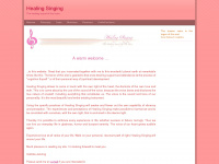 healing-singing.com Webseite Vorschau