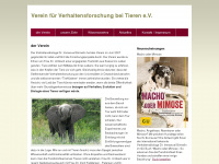 tierverhaltensforschung-birmelin.de Webseite Vorschau