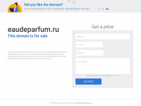 eaudeparfum.ru Webseite Vorschau