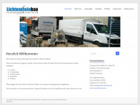 lichtensteinbau.de Webseite Vorschau