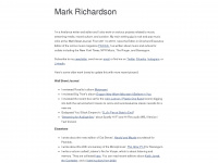 markrichardson.org Webseite Vorschau
