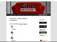 cinecouch.net Webseite Vorschau