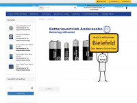bielefeld-batterien.de Webseite Vorschau