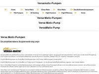 versamatic-pumpen.com Webseite Vorschau