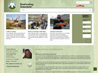bowhuntinggreenland.com Webseite Vorschau