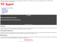 ts-legal.de Webseite Vorschau