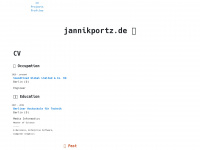 jannikportz.de Webseite Vorschau