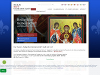 heilig-blut.com Webseite Vorschau