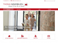 thomaimmobilien.com Webseite Vorschau