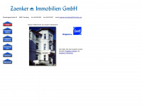 zaenker-immobilien.de Webseite Vorschau