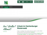 hachenburger-westerwald.de Webseite Vorschau