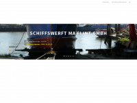 schiffswerft-flint.de Webseite Vorschau
