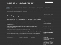 innenraumbegrünung.org Webseite Vorschau