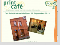 print-cafe.de Webseite Vorschau