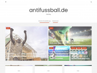 antifussball.de Webseite Vorschau