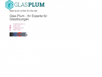 glasplum.de Webseite Vorschau