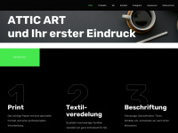 attic-art.de Webseite Vorschau
