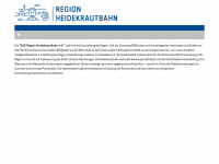 region-heidekrautbahn.de Webseite Vorschau