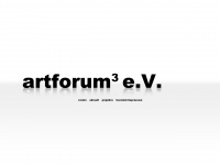 artforum3.de Webseite Vorschau