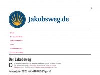 jakobsweg.de Webseite Vorschau