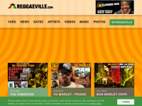 reggaeville.com Webseite Vorschau