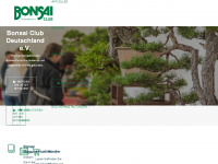 bonsai-club-deutschland.com Webseite Vorschau