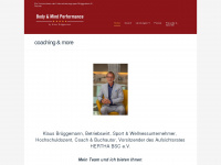 klaus-brueggemann-coaching.de Webseite Vorschau