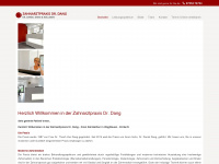 zahnarzt-dang.de Webseite Vorschau