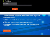 pentalog.fr Webseite Vorschau