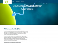 dg-andrologie.de Webseite Vorschau