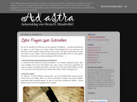 adastra-autorenblog.blogspot.com Webseite Vorschau