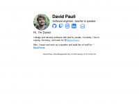 david-pauli.de Webseite Vorschau