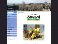 weinbau-zambach.at Webseite Vorschau