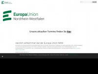 europa-union-nrw.de Webseite Vorschau