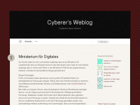 cyberer.wordpress.com Webseite Vorschau