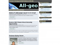 all-geo.org Webseite Vorschau